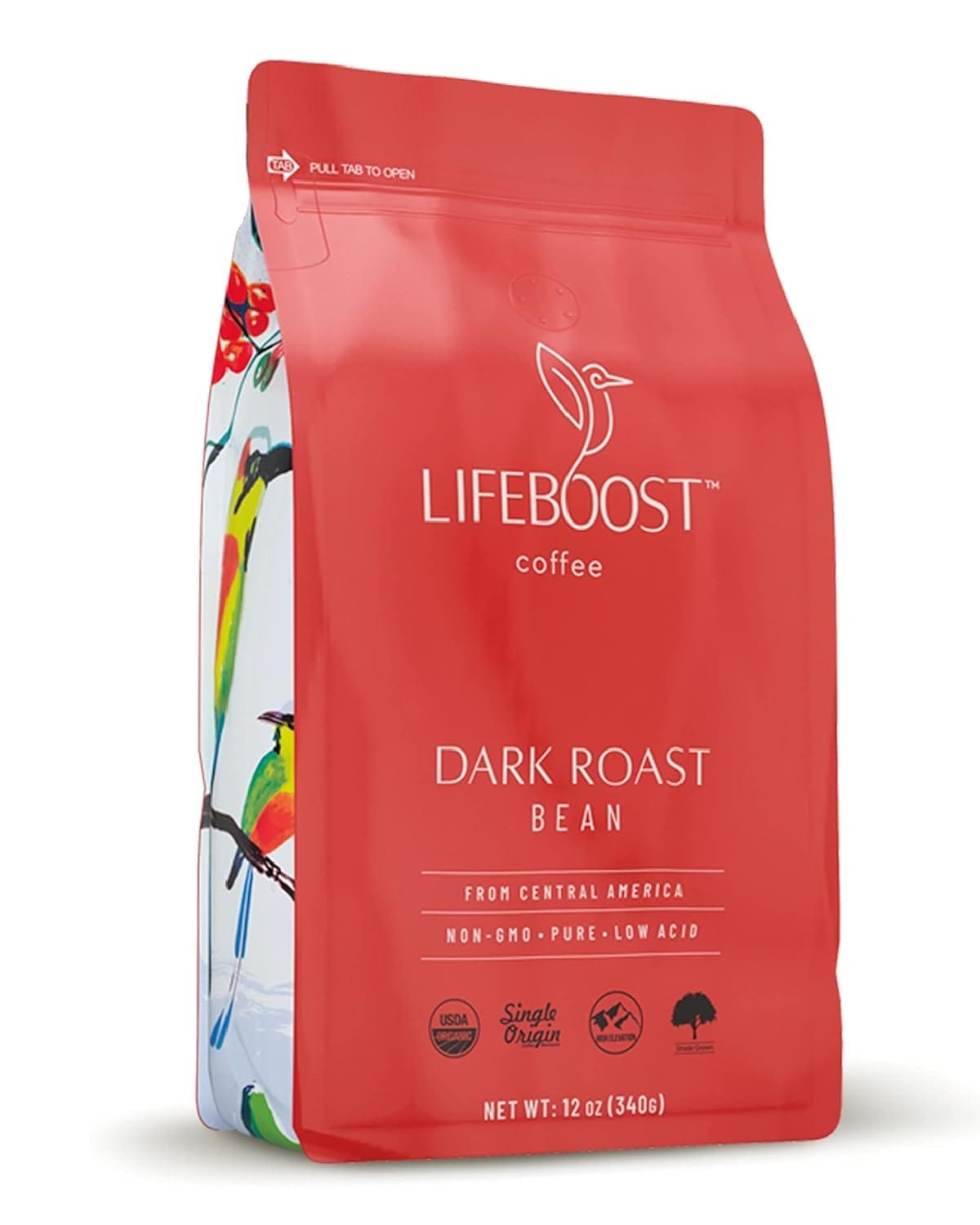 is dark roast coffee less acidic