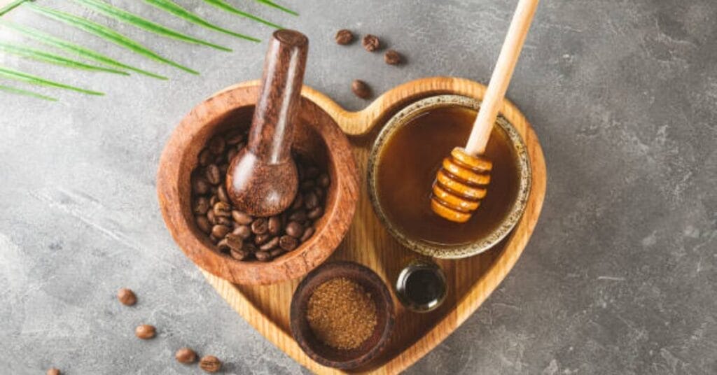 Coffee Ground Scrub Ingredients