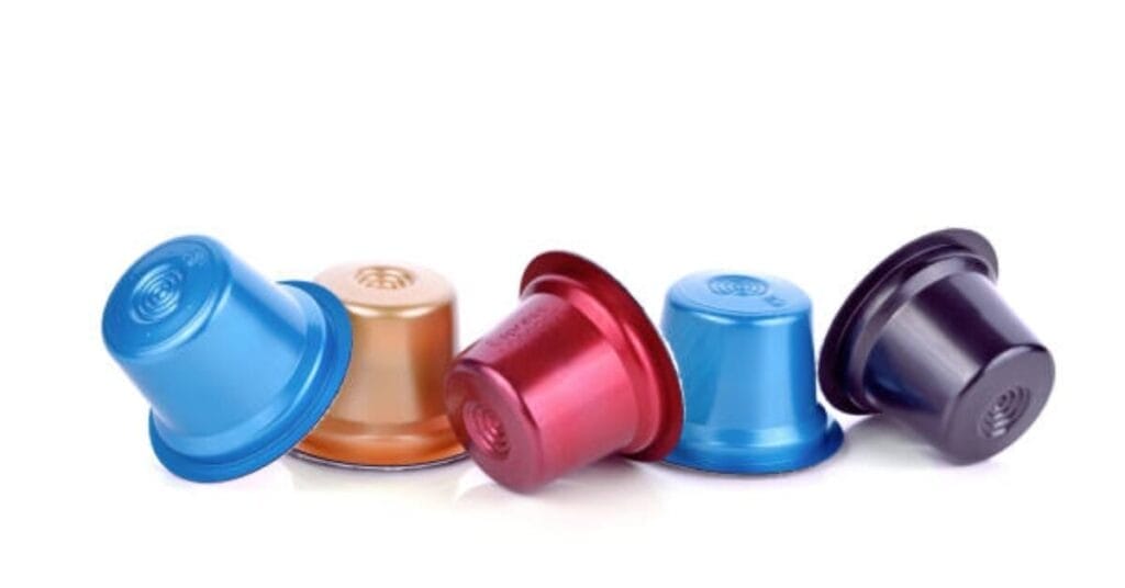 Coffee pod in a Keurig