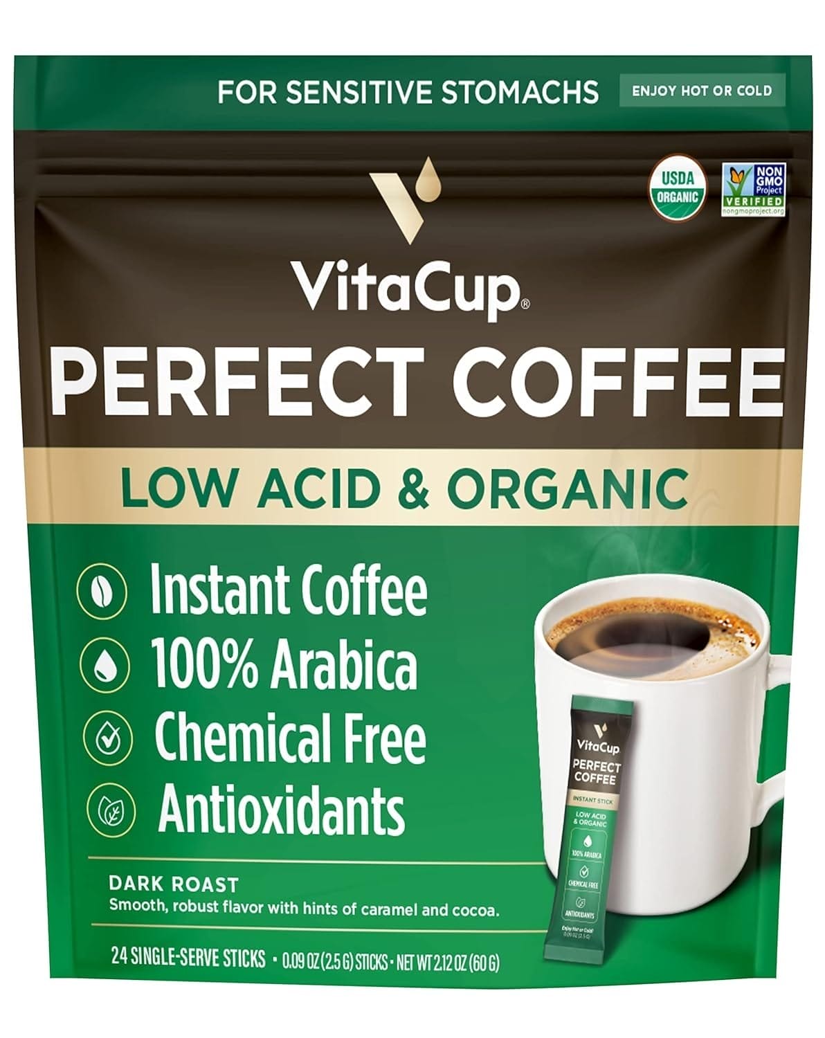best instant coffee low acidic