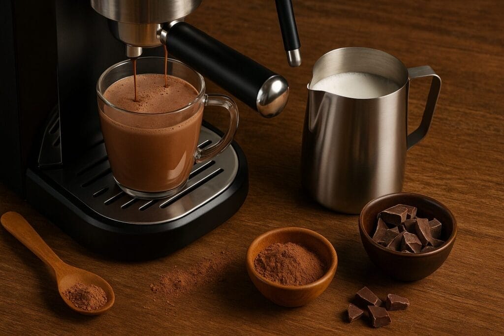 How to Make Hot Chocolate with an Espresso Machine