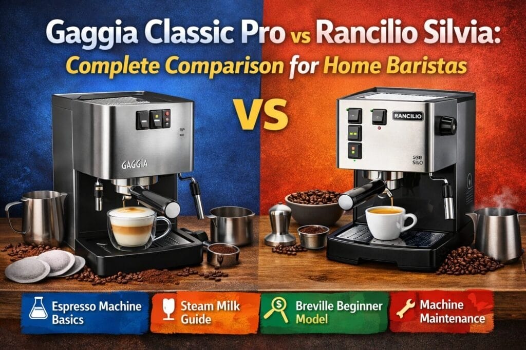 Gaggia Classic Pro vs Rancilio Silvia
